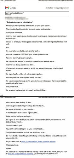 Can I workout from home?